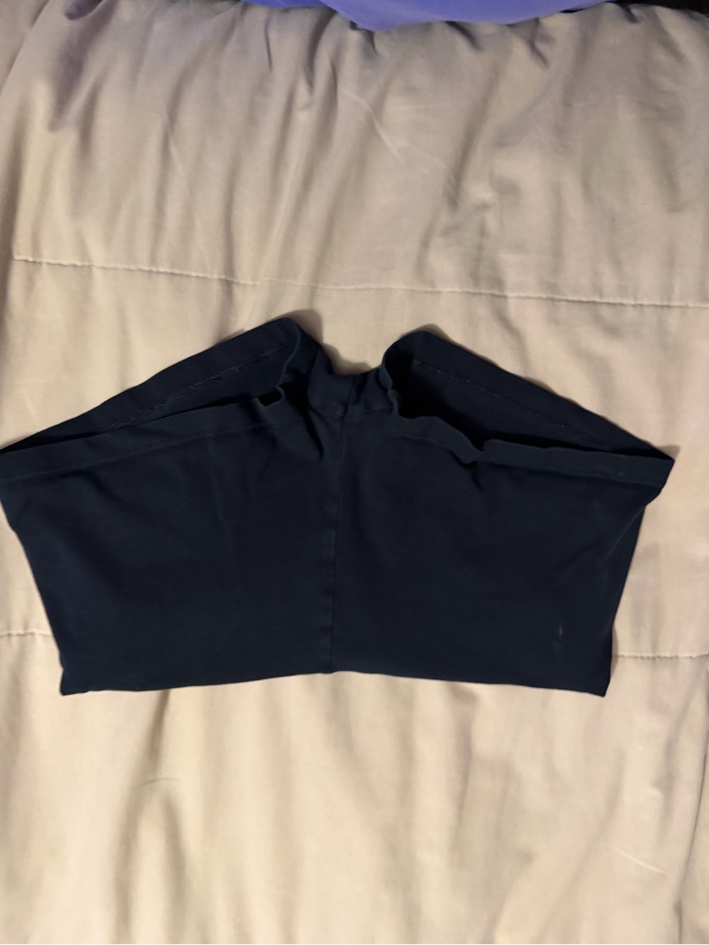 Forever 21 High-Waist Navy Stretch Shorts - Picture 3 of 3
